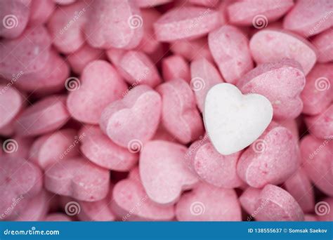 Candy Love Hart Colorful Closeup With Background Stock Image Image
