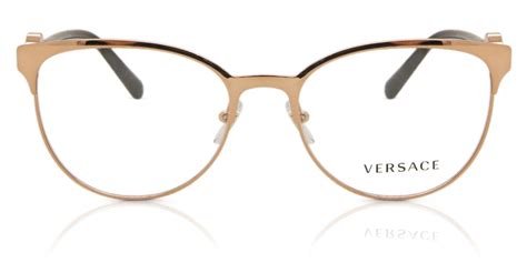 lunettes versace ve1271 1412 pink gold easylunettes