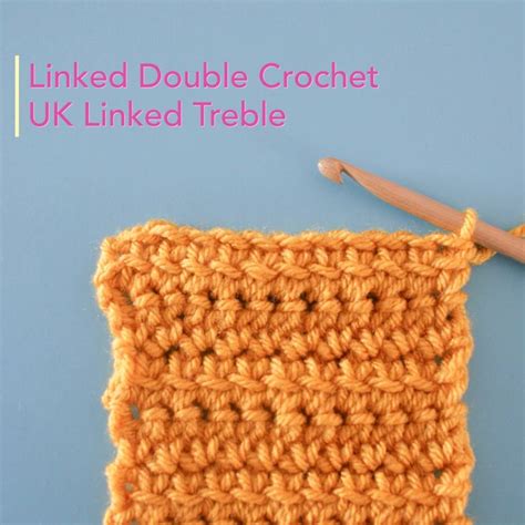 How To Crochet The Linked Half Double And Double Crochet Stitches
