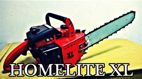 Homelite Xl Automatic Chainsaw 1970s Model Youtube