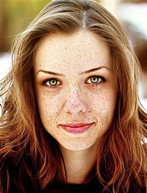 Pretty Girls With Freckles On Face