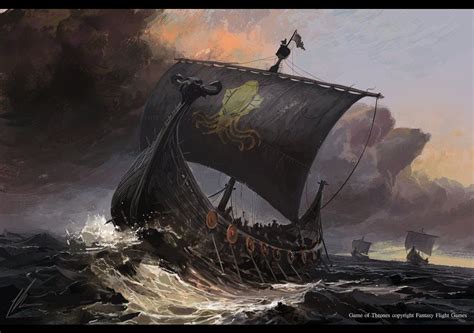 Naval Superiority By Neisbeis On Deviantart Fantasy Artwork Viking Longboat Longship
