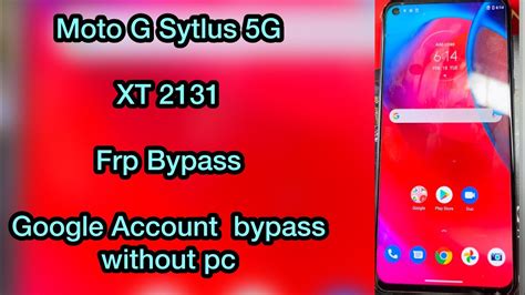 Moto G Stylus 5G XT2131 FRP Bypass Android 11 Without PC Moto YouTube