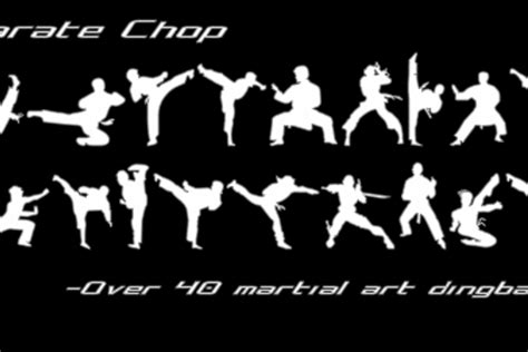 Karate Chop Font Iconian Fonts Fontspace