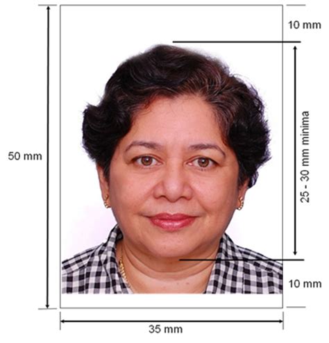 Sized such that the head is between 1 inch and 1 3/8 inches (between 25 and 35 mm) from the bottom of the chin to. Saiz Gambar Ukuran Passport Dalam Pixel