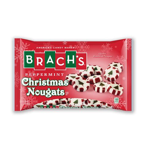 Brachs Peppermint Christmas Nougats