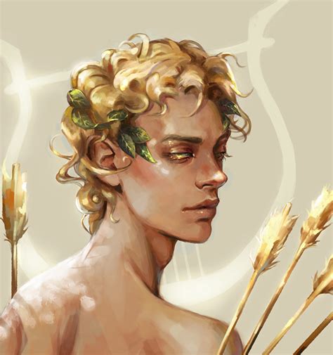 Finished This Drawing Of Apollo And His Golden