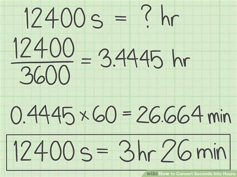 Elle est égale à 60 minutes ou 3600 secondes, ou 3600000 millisecondes. 3 Ways to Convert Seconds Into Hours - wikiHow