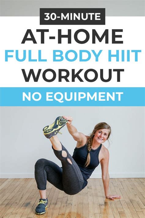 No Equipment Workout Minute HIIT At Home Nourish Move Love