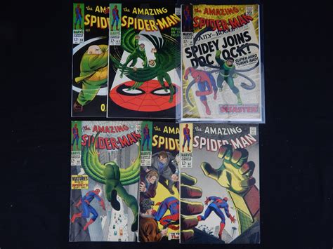 1960s Spider-Man Comic Books FN-VF+ (6)