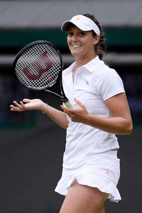 Laura Robson First Round Match On Day Two Of The Wimbledon Tennis
