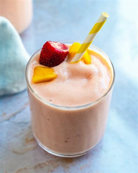 Best Strawberry Mango Smoothie A Couple Cooks