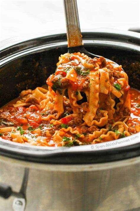 15 Of The Best Ideas For Crock Pot Lasagna Soup The Best Ideas For