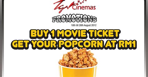 To redeem free ticket, you must print out birthday coupon treat (color or black & white) and fill up your. I Love Freebies Malaysia: Promotions > TGV Cinemas RM1 ...