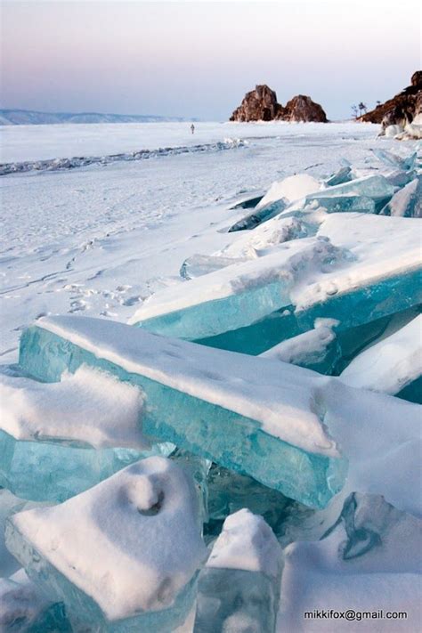 Turquoise Ice Lake Baikal Russia Just Awesome Photos Pinterest