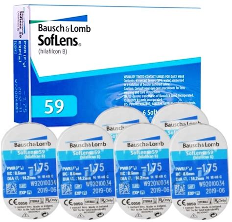 Bausch Lomb SofLens Kontaktní čočky 59 zakřivení 8 6 6 ks Makeup cz