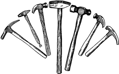 Types Of Hammers Clipart Etc