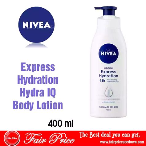 Nivea Express Hydration Hydra Iq Body Lotion 400ml Fair Price Seeduwa