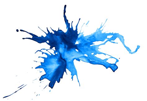 Royal Blue Paint Splatter