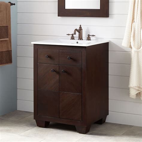 Over 1,700 bathroom furniture sets great selection & price free shipping on prime eligible orders. 24" Faron Mahogany Vanity for Rectangular Undermount Sink ...
