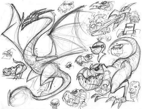 Sketch Blog Dragon Sketches