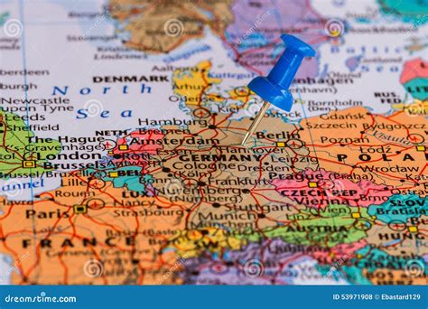 Mapa De Alemanha Foto De Stock Imagem De Rota Terra 53971908