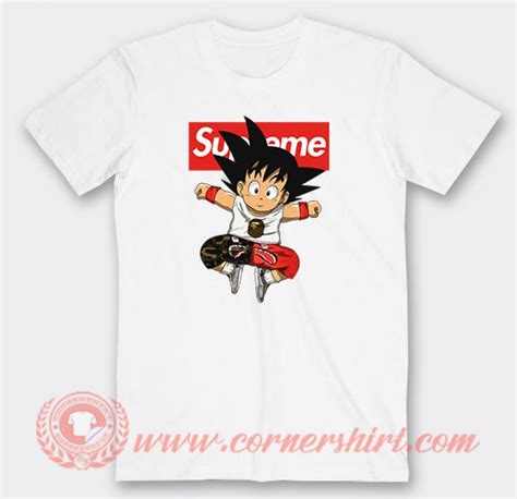 Supreme Dragon Ball Custom T Shirts Custom Tshirts Custom Made T