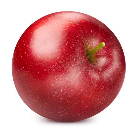 Red Apple Isolated On White Stock Photo Image Of Nature Space 161014400