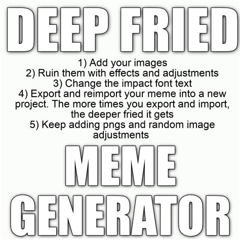 Deep Fried Meme Template