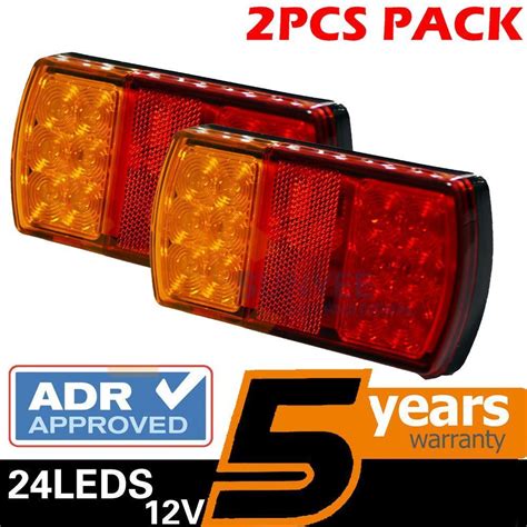 Properly wiring a boat trailer will go a long way toward giving yourself a more pleasant afternoon with the boat. 2 x TRAILER TAIL STOP LIGHT LED LAMPS 12 LEDS INDICATOR ...
