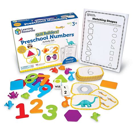 Learning Resources Skill Builders Preschool Numbers Activity Set