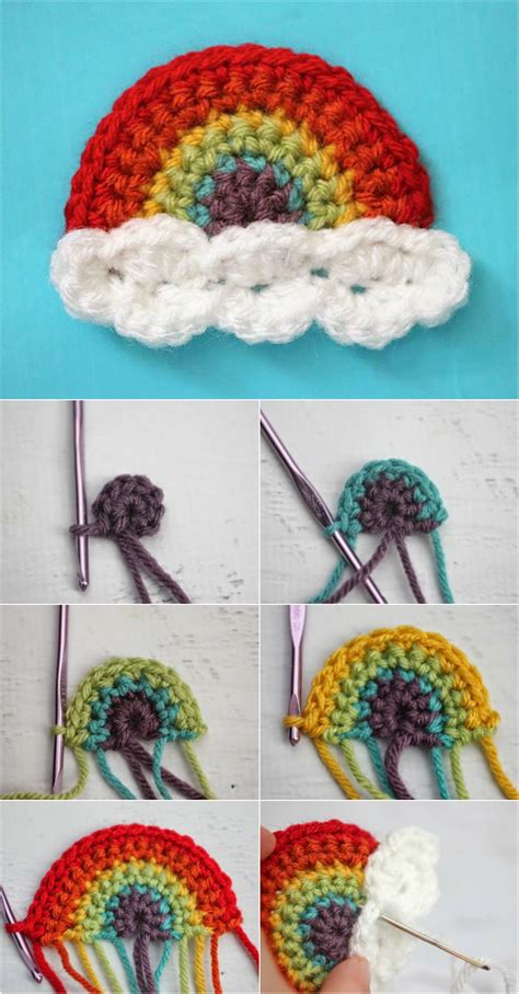 crochet-rainbow-applique-pretty-ideas