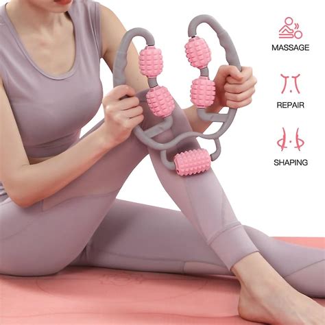 Fitness Foam Shaft Ring Leg Clamp Massager Eliminate Muscle Relaxation Wheel Calf Massage Roller
