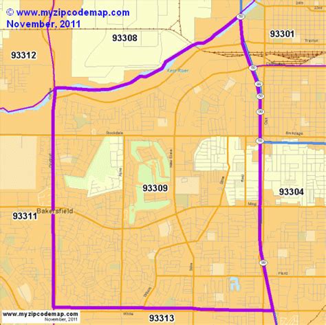 Zip Code Map Of 93307 Demographic Profile Residential Housing Images
