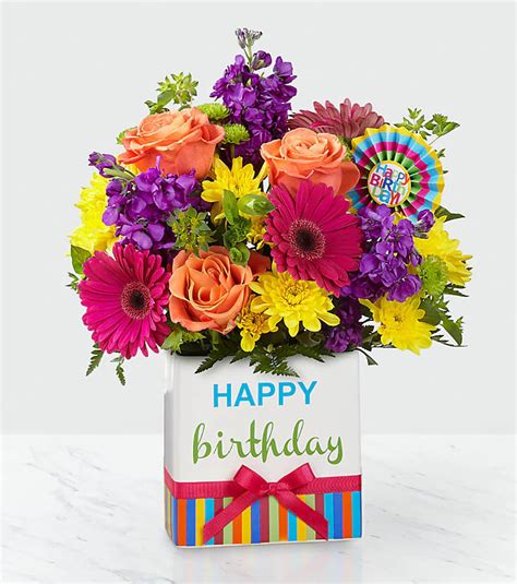 Whether it's a family member, colleague, or best friend celebrating their special day, you'll find the perfect birthday bouquet to put a smile on their face. FTD Birthday Brights Bouquet in Charlottesville, VA ...