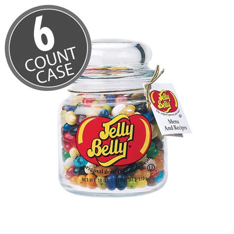 49 Assorted Jelly Bean Flavors Apothecary Jar 6 Count