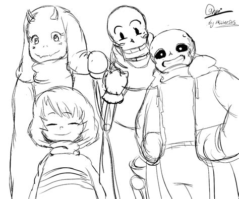 My Fav Sketch Undertale Character From Toby Fox By Mister525 On Deviantart