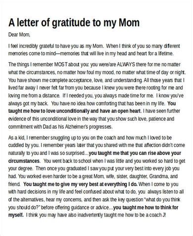 A Letter To Someone From Their Mom That Is In The Middle Of An Email