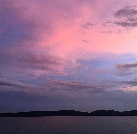 Pink And Blue Sunset Glow Photograph By Kelly Schulze Pixels