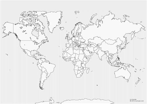 Partagez n'importe quel endroit, météo, règle, recherche d'adresse. Cartograf.fr : Carte du monde : Carte du monde vierge et ...