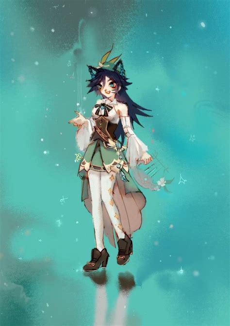 Fem Venti Genshin Impact in 2021 | Anime galaxy, Cute icons, Anime guys