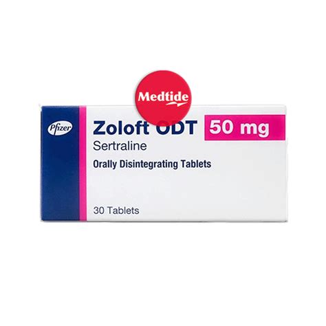 Sertraline Zoloft 50 Mg Odt 30 Tabletsbox กล่อง 30 เม็ด Medtide
