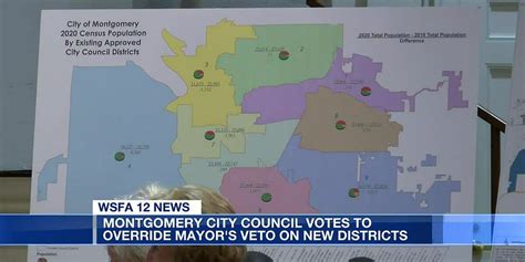 Montgomery City Council Overrides Mayors Veto On New Districts