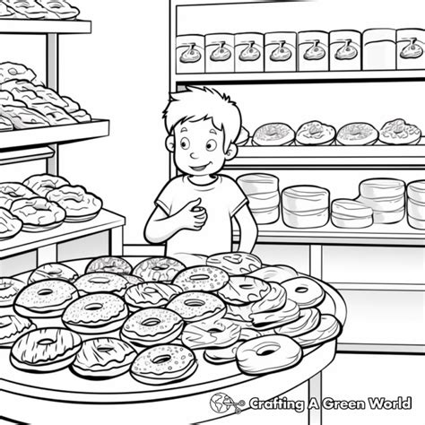 Donut Coloring Pages - Free & Printable!
