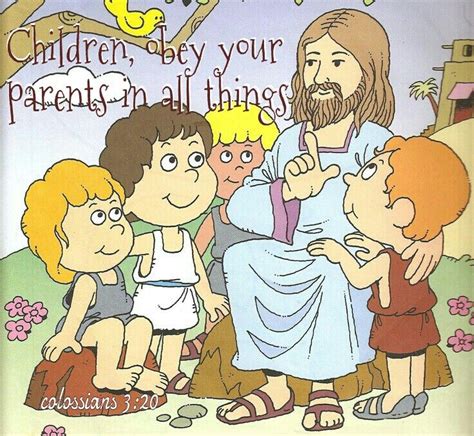 Children Obey Your Parents In All Things Colossians 320 Kartun