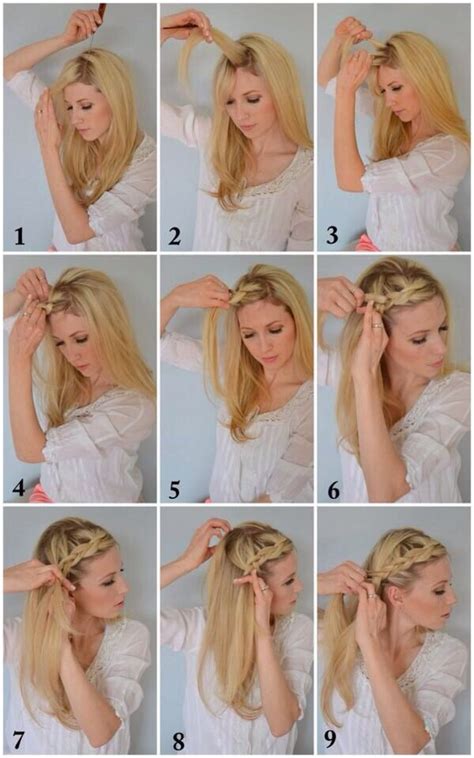 How To French Braid Bangs Back I Finally Figured This Out Romantic
