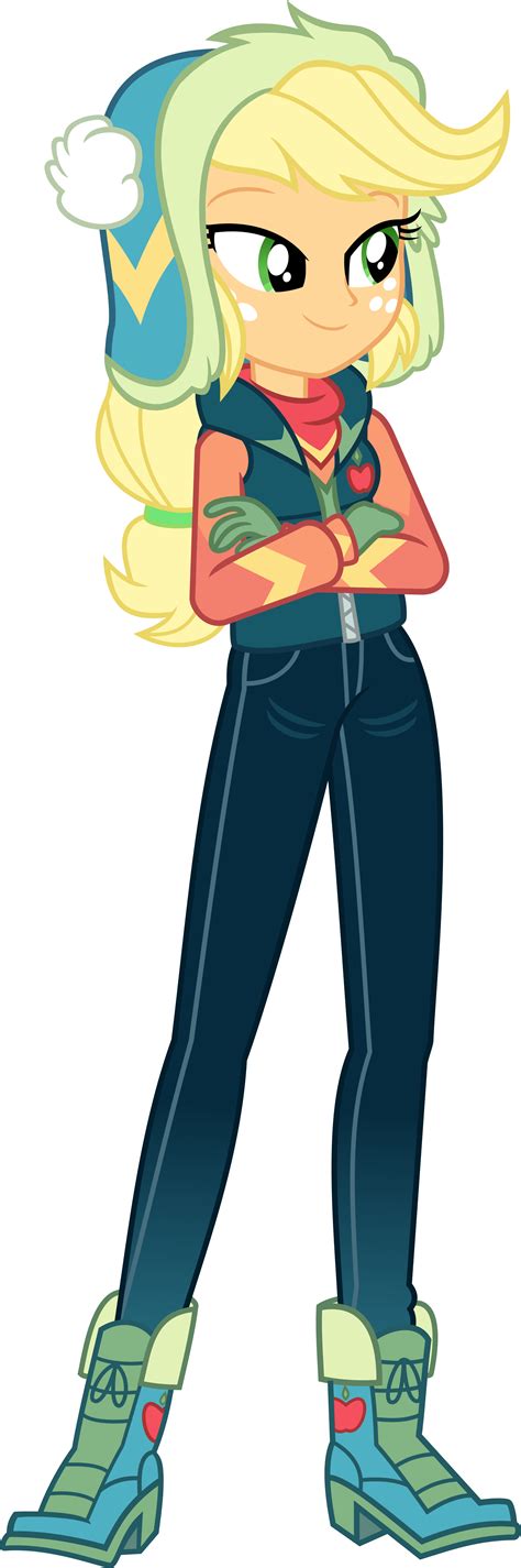 Applejack Eg Winter Outfit By Steyrrdash On Deviantart