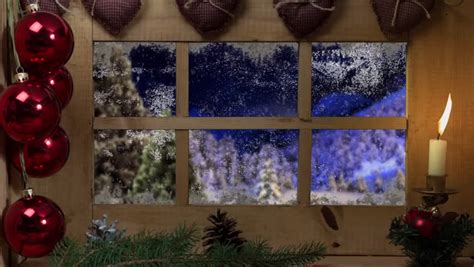 Stock Video Of Animated Holiday Christmas And Window With 12208460