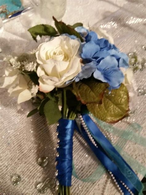 Maybe you would like to learn more about one of these? Wedding bouquet made of silk hydrangeas, roses and ...