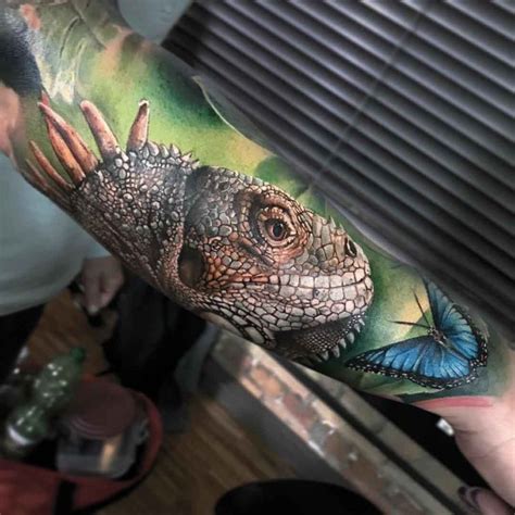 Realistic Iguana Tattoo Best Tattoo Ideas Gallery